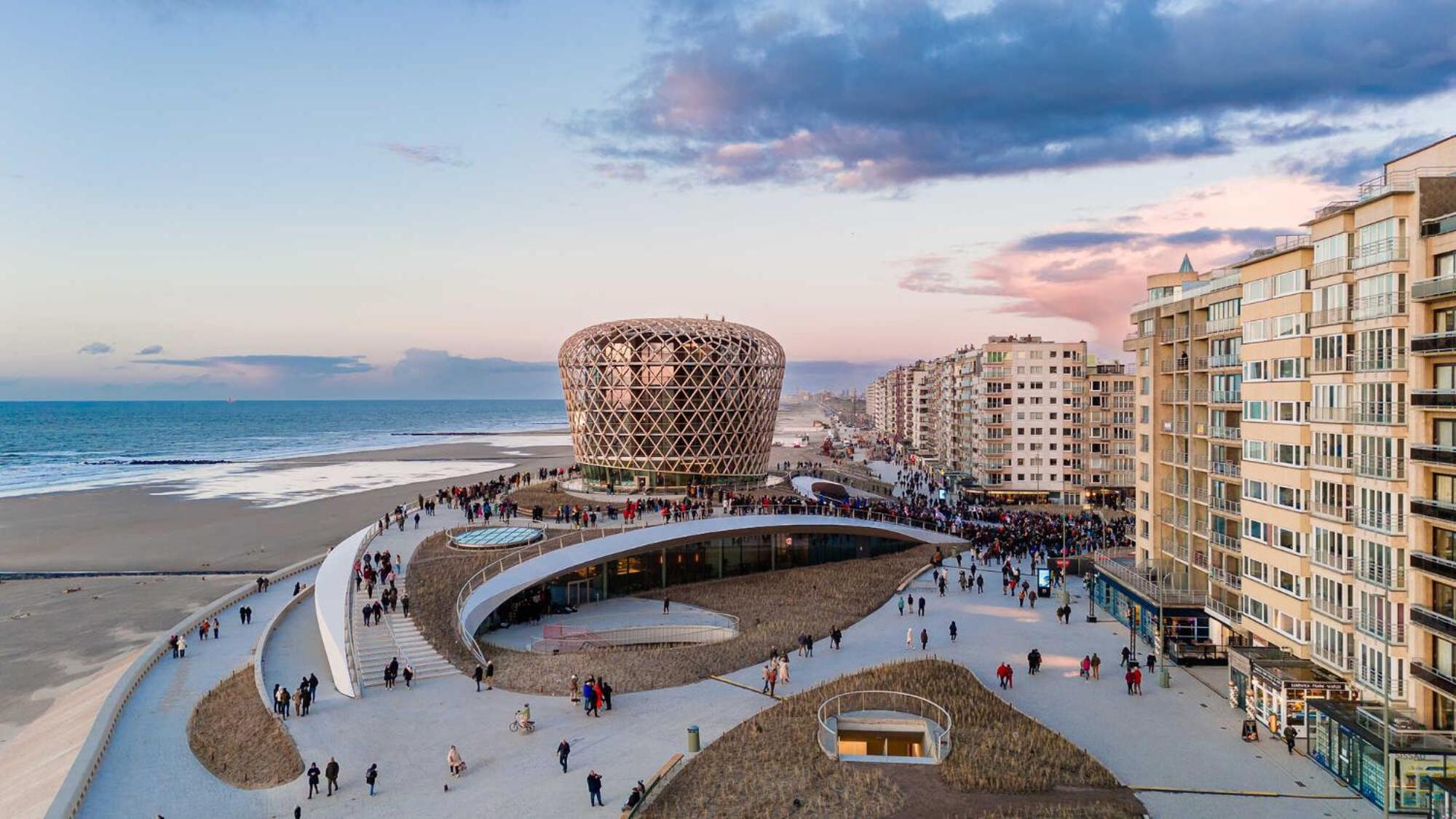 Studio Met Frontaal Zeezicht Middelkerke Εξωτερικό φωτογραφία